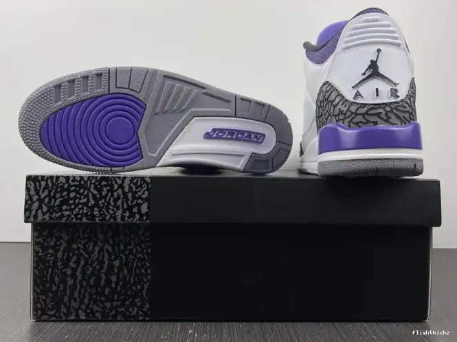 CT8532-105 'Dark Retro Air Jordan 3 Iris' 0518